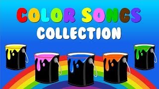 quotColor Songs Collection Vol 1quot  Learn Colors Sing Colors Nursery Rhymes [upl. by Llertal]