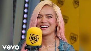 Entrevista completa de Karol G  en vivo Italia [upl. by Ariahs617]