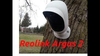 Test Kamery Bezprzewodowej Reolink Argus 2 [upl. by Yllib]