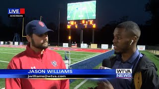 Jason Williams interviews Choctaw County coach ahead of Game of the Week [upl. by Niarb]