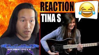 DragonForce Herman Li Reacts to Tina S Through the Fire and Flames Cover [upl. by Enirbas]