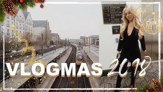 CHRISTMAS SHOPPING IN EDINBURGH amp BACK TO MANCHESTER  VLOGMAS 2018 [upl. by Aicatsana129]