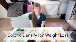 Caloric Density For Weightloss [upl. by Esilec599]