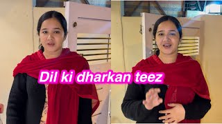 Dil ki dharkan teez  design public sy pehly live  Sitara yaseen vlog [upl. by Birkle742]