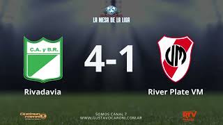 ATL RIVADAVIA  4  VS RIVER VM  1 [upl. by Traci]