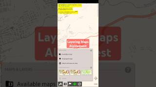 Layer Maps alpinequest android shorts alpinequest offlinegps gps [upl. by Idurt]