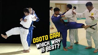 Osoto Gari  Which way is better [upl. by Kotick]