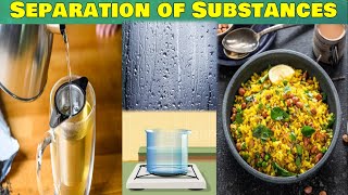 Separation of substances class 6 science chapter 5 animated video in hindi with full explanation [upl. by Lem]