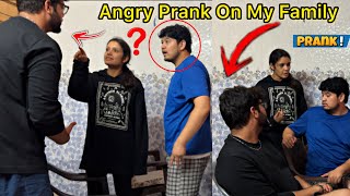 Angry Prank On My Family And Friends Nikhil Got Angry 😡 NikkRichaVlogs [upl. by Llebpmac]