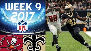 Tampa Bay Buccaneers vs New Orleans Saints  NFL 2017 Week 9 Highlights [upl. by Yreffej]