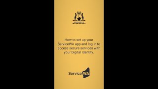 How to set up your ServiceWA app and login to access secure services [upl. by Adamsun]