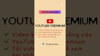 Xem Youtube Không Quảng Cáo Với Youtube Premium youtubepremium [upl. by Obellia]