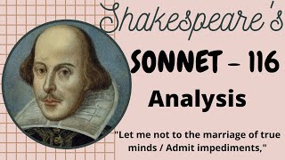 Shakespeares Sonnet 116 Analysis  Let Me Not to the Marriage of True Minds  LiteraturePoetry [upl. by Nohsram491]