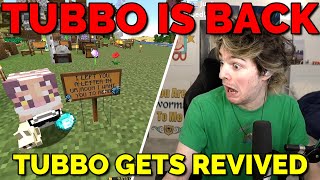 Tubbo is REVIVED amp Surprise Sunny on QSMP Minecraft [upl. by Alliuqahs268]