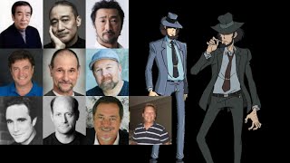 Anime Voice Comparison Daisuke Jigen Lupin The 3rd [upl. by Notxarb]