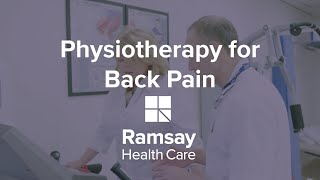 Physiotherapy for Back Pain [upl. by Eidod349]