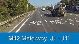 M42 Motorway J1 to J11 [upl. by Anahtor]