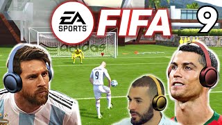 Messi amp Ronaldo play FIFA  The BENZEMA Special [upl. by Yrollam]