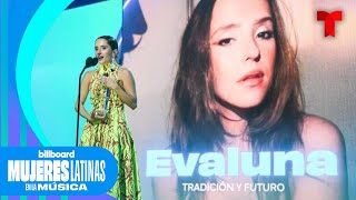 Evaluna recibe el premio Tradición y Futuro  Billboard Mujeres Latinas en la Música [upl. by Soirtemed328]