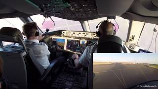 British Airways  First 787 Service Landing in Johannesburg  A Pilots Perspective [upl. by Flieger]