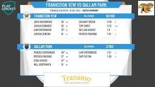 Frankston YCW v Ballam Park [upl. by Volny]