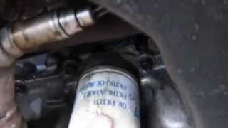 Loose Oil Filter Damages Engine [upl. by Rexana208]