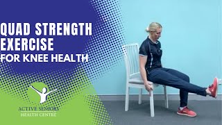 Quadricep strengthening exercise for knee health [upl. by Munro679]