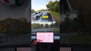 Tesla FSD Lane Change Fail shorts shortsvideo [upl. by Meean736]