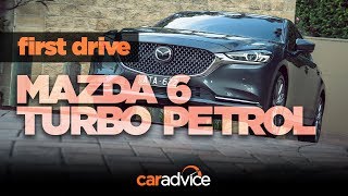 2018 Mazda 6 review Turbo petrol returns to the 6 [upl. by Millicent]