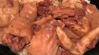 JAMAICAN STEW PEAS WITH PIG TAIL EASIEST STEPBYSTEP RECIPE BEGINNER FRIENDLY [upl. by Eellek]