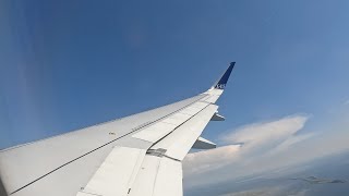 4K  Copenhagen Oresund Bridge Malmo amp Mainland Denmark Views  SAS Airbus A320 Neo Take off [upl. by Becket708]