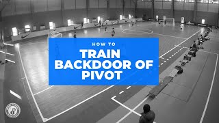 HOW TO TRAIN THE BACKDOOR OF PIVOT LATIHAN PIVOT FUTSAL ENTRENAR EL BACKDOOR DEL PIVOT [upl. by Arimahs]