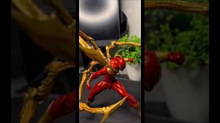 Posing Revoltech Amazing Yamaguchi Iron Spider amazingyamaguchi spiderman ironspider [upl. by Arrahs]