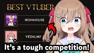 Neuro Finds Out Shes Up Against Ironmouse In The Vtuber Awards [upl. by Asatan]