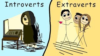 Casually Explained Introverts and Extraverts [upl. by Lebam]