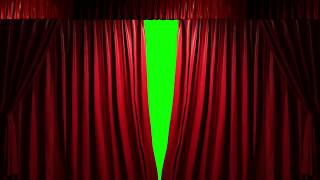 Green Screen Stage Cinema Curtain Opening [upl. by Zulch]