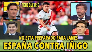 REACCIONO A JAMES RODRIGUEZ SE VA DEL RAYO ES GRANDE PARA IÑIGO PEREZ [upl. by Chafee]