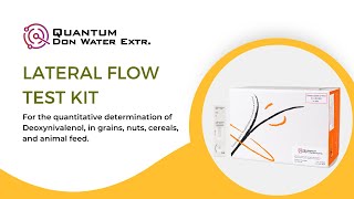 Quantum DON Water Extraction  Rapid Test for DON detection in grains nuts cereals amp animal feed [upl. by Adnilemre]