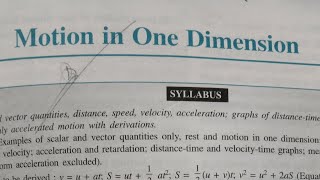 UP Class 9th Physics Motion in one dimension [upl. by Davie]