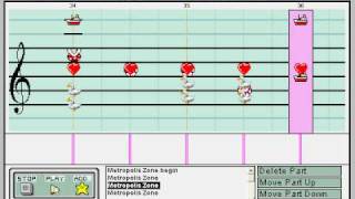 Metropolis Zone On Mario Paint Composer [upl. by Alyson]