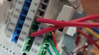 Connection diagram for Speed controll by potentiometer and start in 2 wire in ACS 560 of ABB [upl. by Etana]