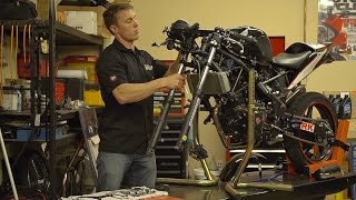 Motorcycle Suspension Tech and Maintenance How To Rebuild Your Fork  MC GARAGE [upl. by Oicram590]