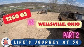 1250 GS VS Wellsville Ohio Part 2 [upl. by Zoarah123]