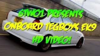 6TWO1  Honda Civic EK9 Track Car JDM  B18C Swapped on board footage Type R Acceleration [upl. by Arrotal]