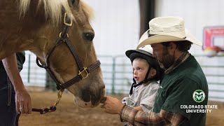 EquineAssisted Occupational Therapy at the Temple Grandin Equine Center [upl. by Studdard722]