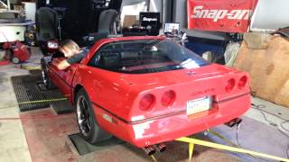 84 corvette dyno 3rd pull [upl. by Giorgia]