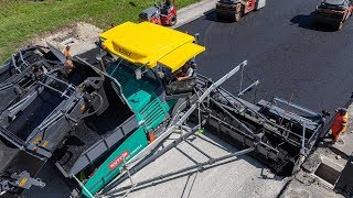 VÖGELE SUPER 30003i  Go Extreme  A new road surface on the A 96 near Lindau am Bodensee [upl. by Krute]