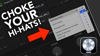 Logic Pro  HiHat Exclusive Groups 3 Ways [upl. by Shantha401]