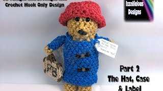 Rainbow Loom 3D Paddington Bear Doll AmigurumiLoomigurumi Crochet HookLoomlessLoomless Pt 2 [upl. by Esilehc390]