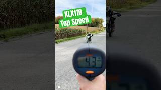 How fast is a Kawasaki KLX 110L TopSpeed DirtBike [upl. by Siesser300]